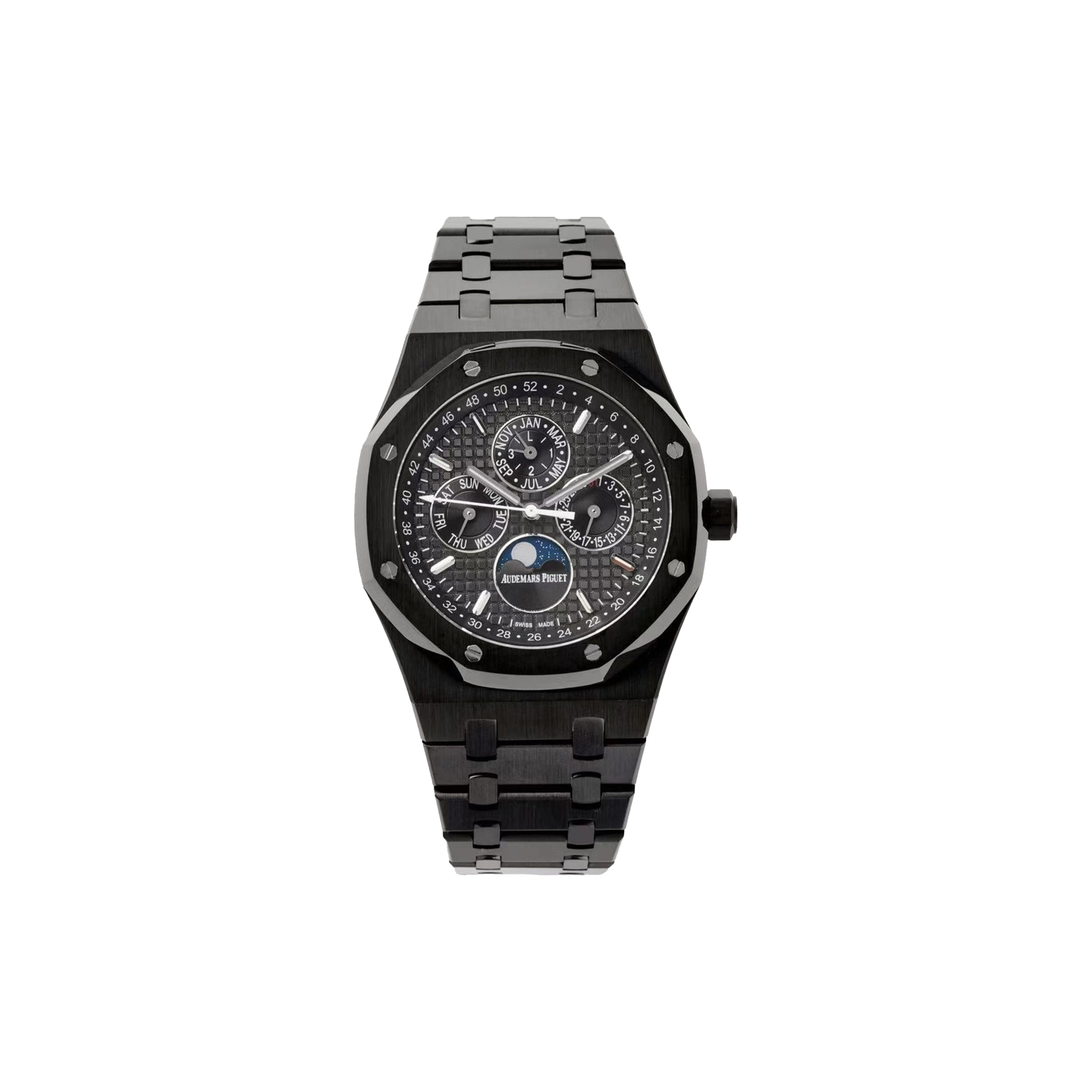 AUDEMARS PIGUET ROYAL OAK BLACK CERAMIC WATCH 26579CE.OO.1225CE.01